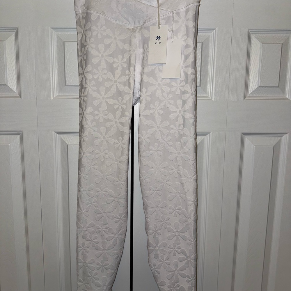 Kenny Flowers White Floral Leggings